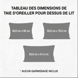 Housse de Coussin Matelassée - Accueil Chaleureux du Père Noël